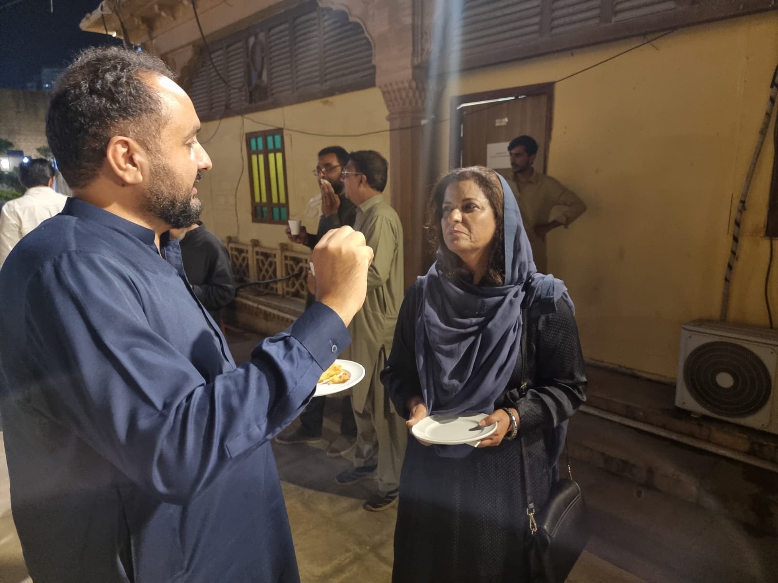 Imran Hashmi with Dr. Nafisa Shah